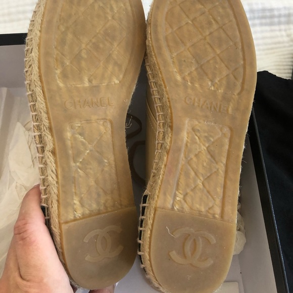 Chanel Ankle High Espadrilles Shoes 37 - Picture 9 of 16